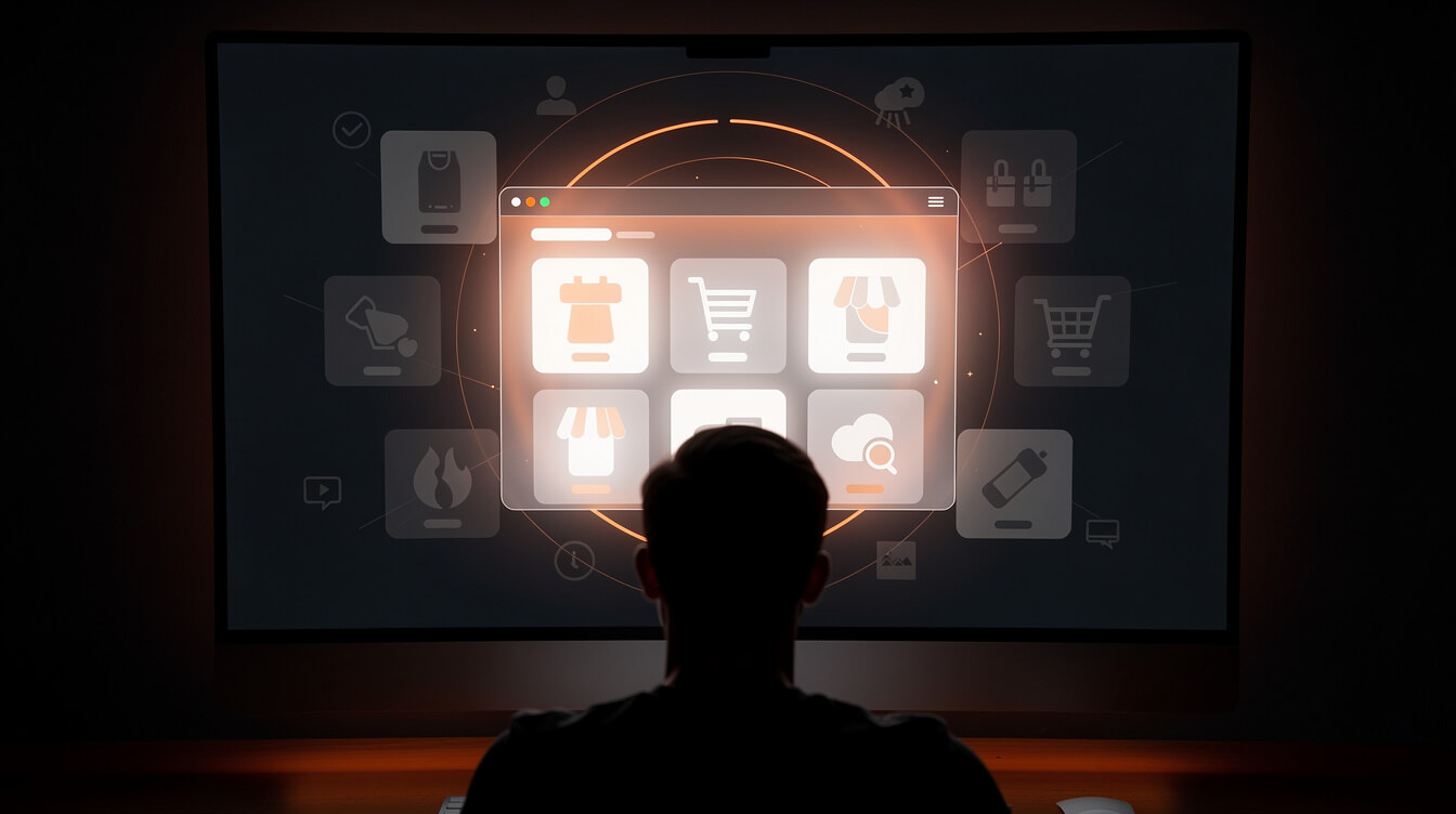 print on demand website search results showing platforms