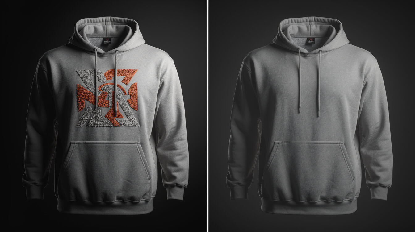 when embroidery beats DTG for POD hoodies