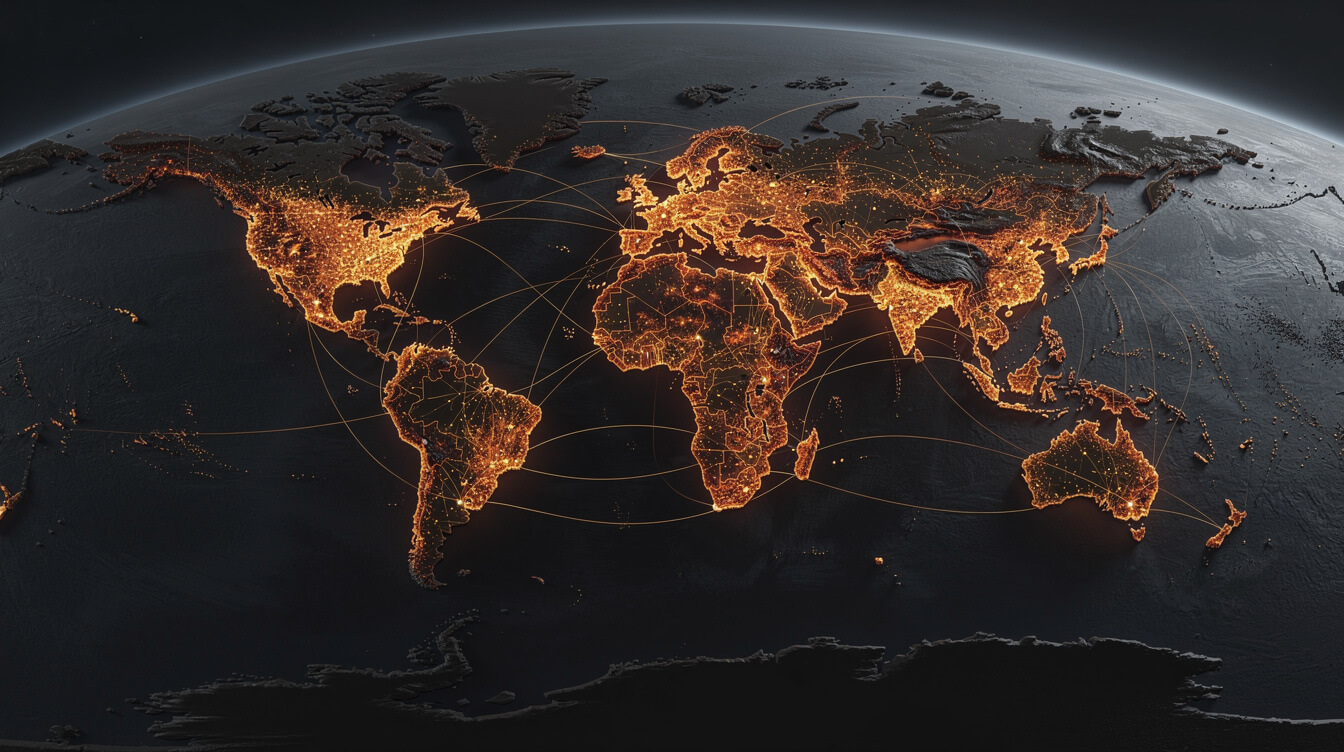 Gelato global production network map 32 countries