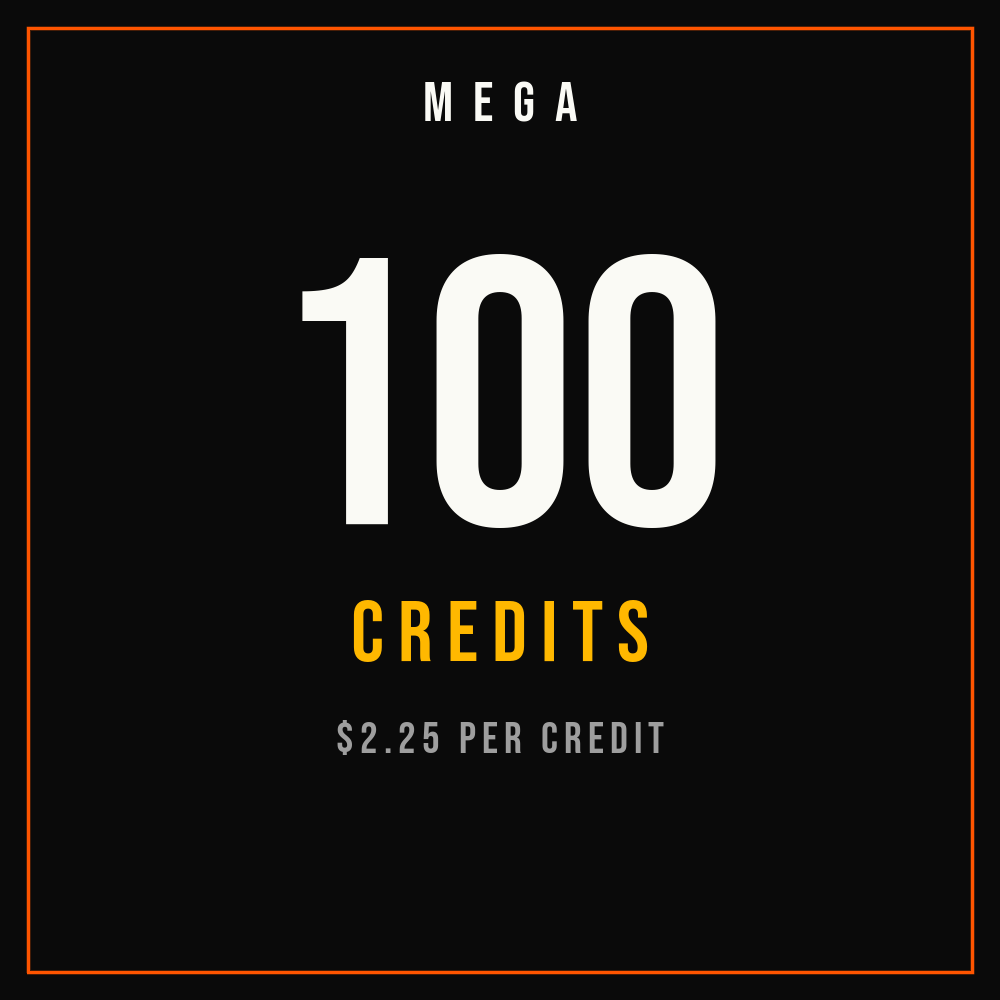 MEGA Credits — 100 Pack
