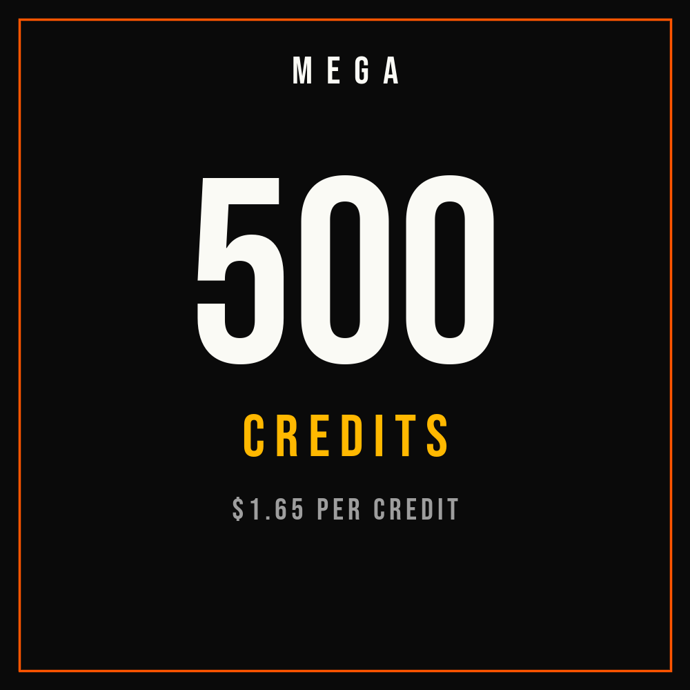 MEGA Credits — 500 Pack