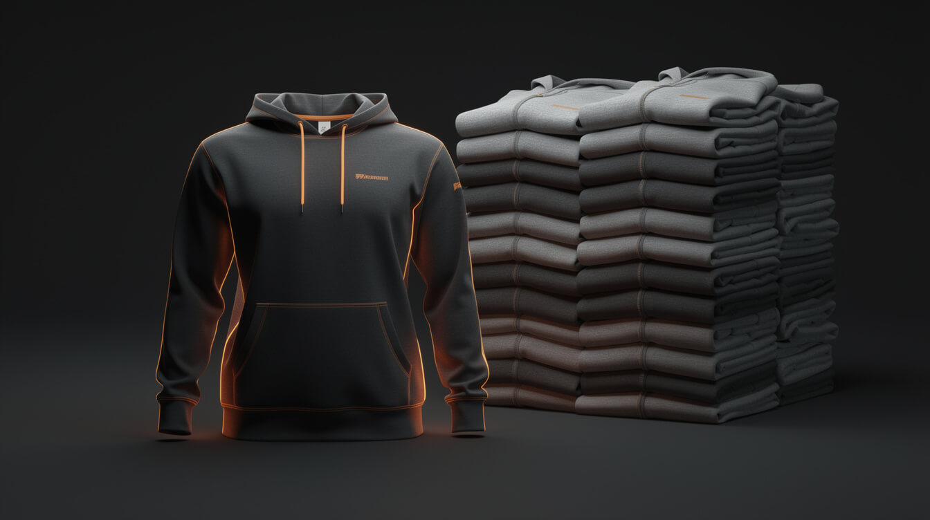 no minimum custom hoodie printing vs bulk order comparison