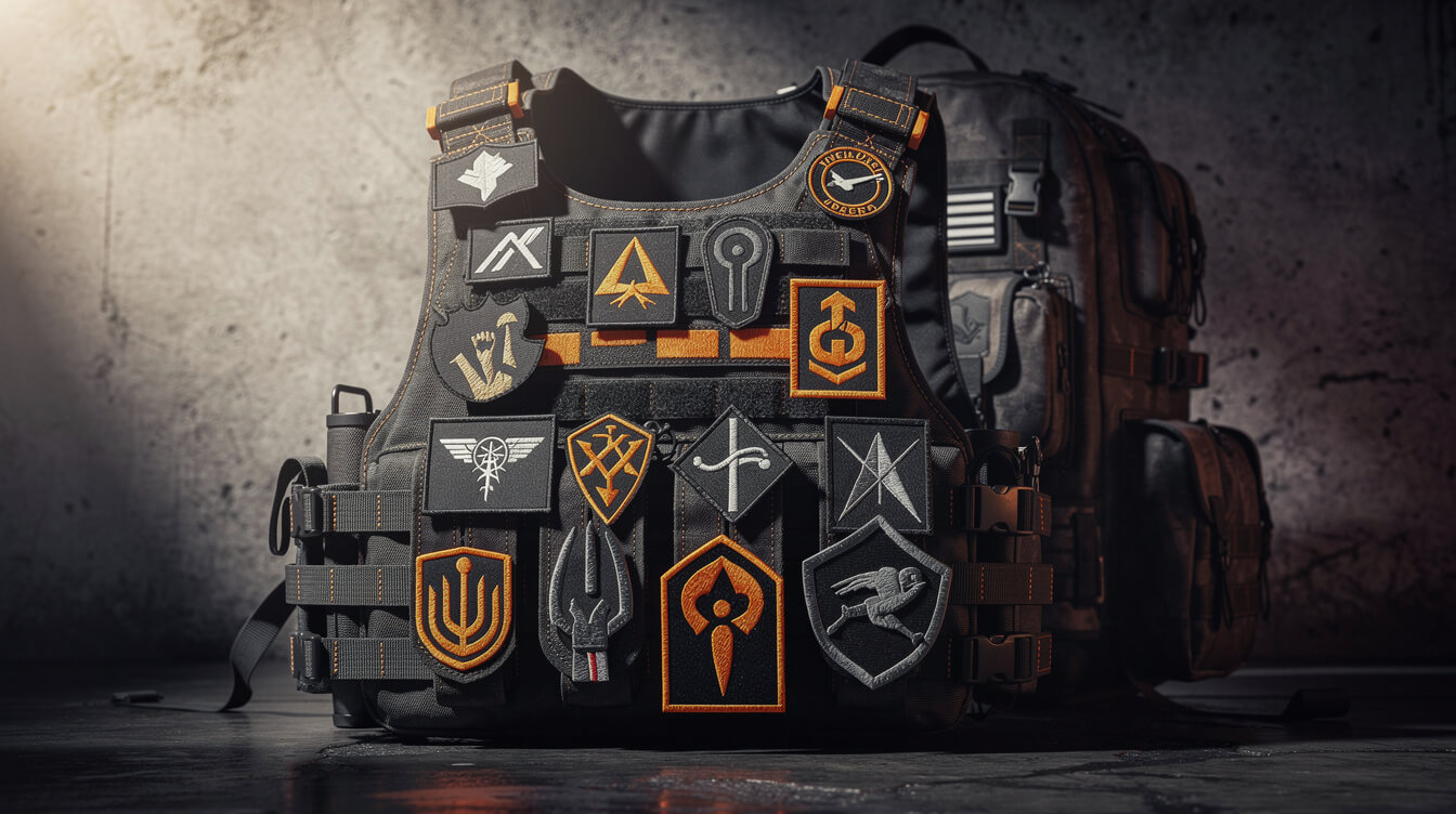 morale patch collection on tactical gear