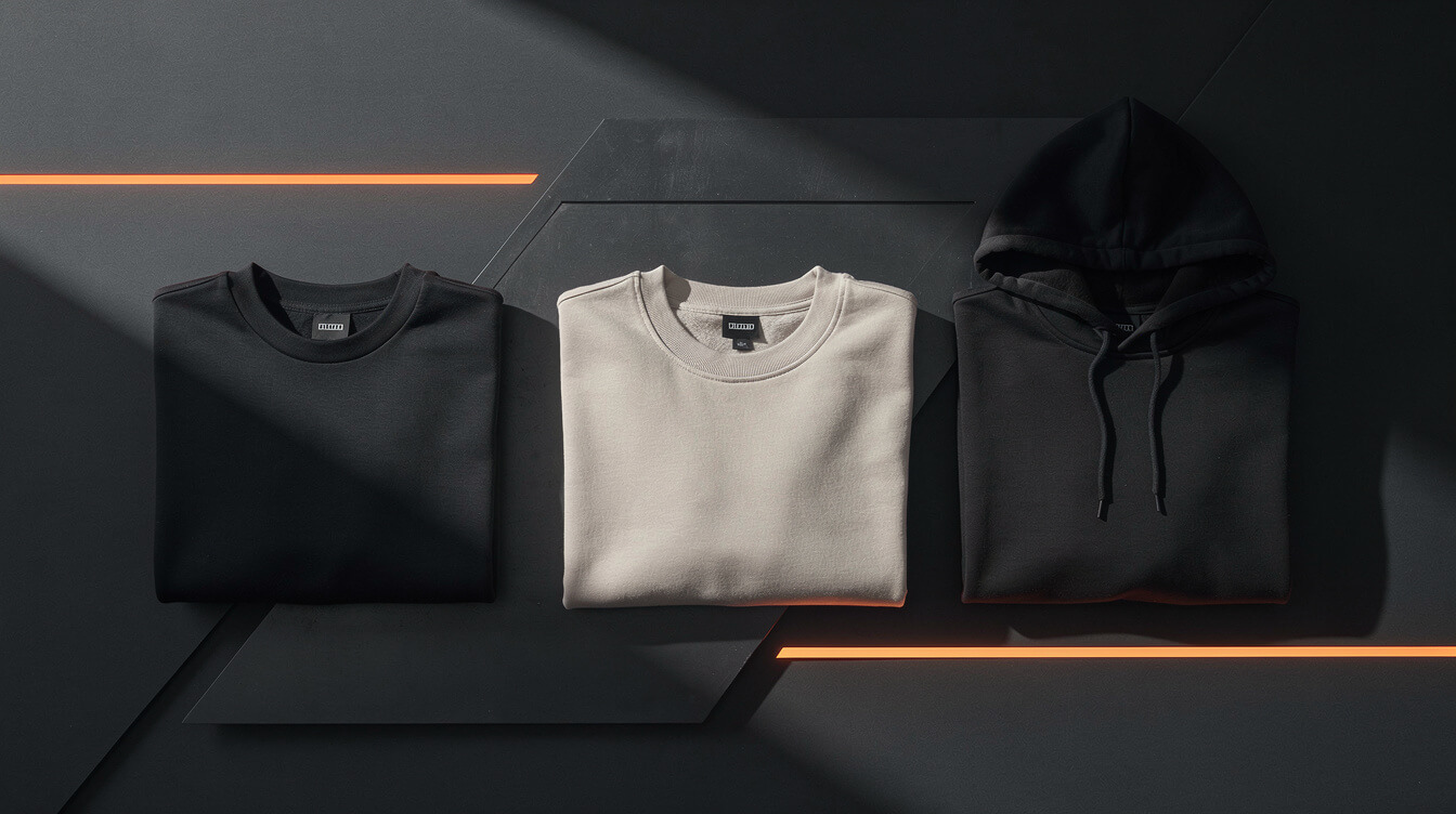 Custom sweatshirt printing for POD stores: unit costs, print method trade-offs, and the WooCommerce vs Shopify math