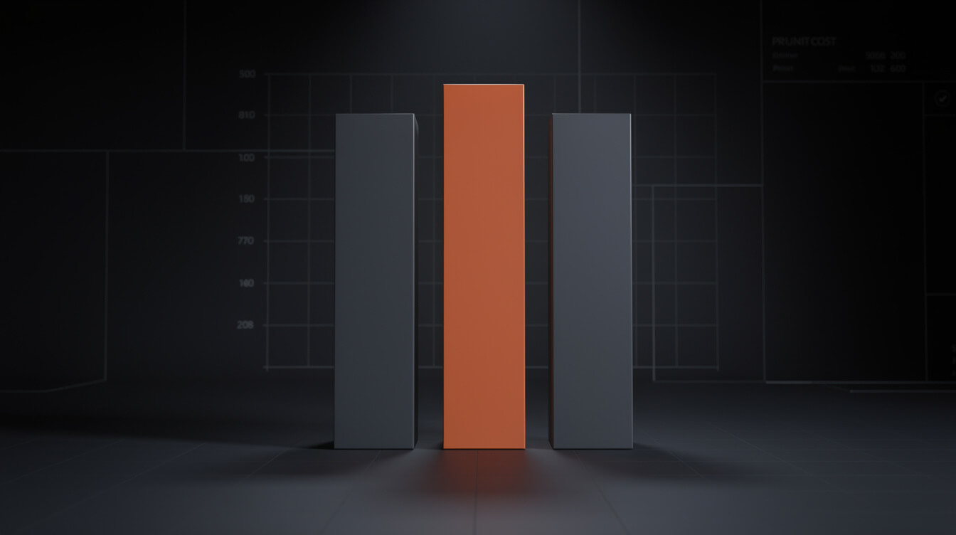 iron-on transfer margin math unit cost comparison chart