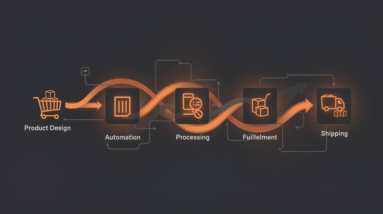 MEGA automation pipeline for custom canvas tote bag product creation
