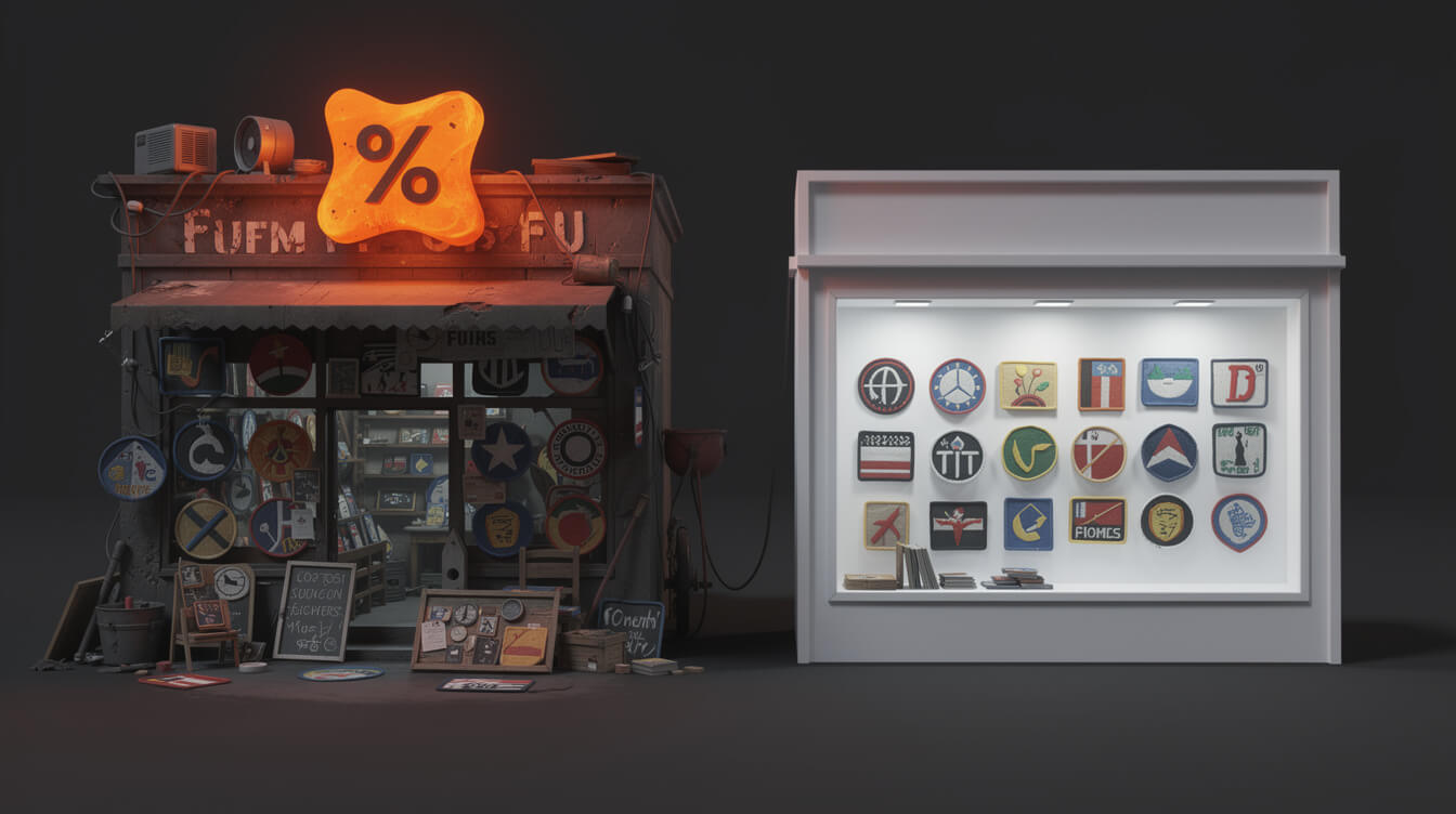 Shopify platform fee vs WooCommerce comparison for custom embroidered patch stores