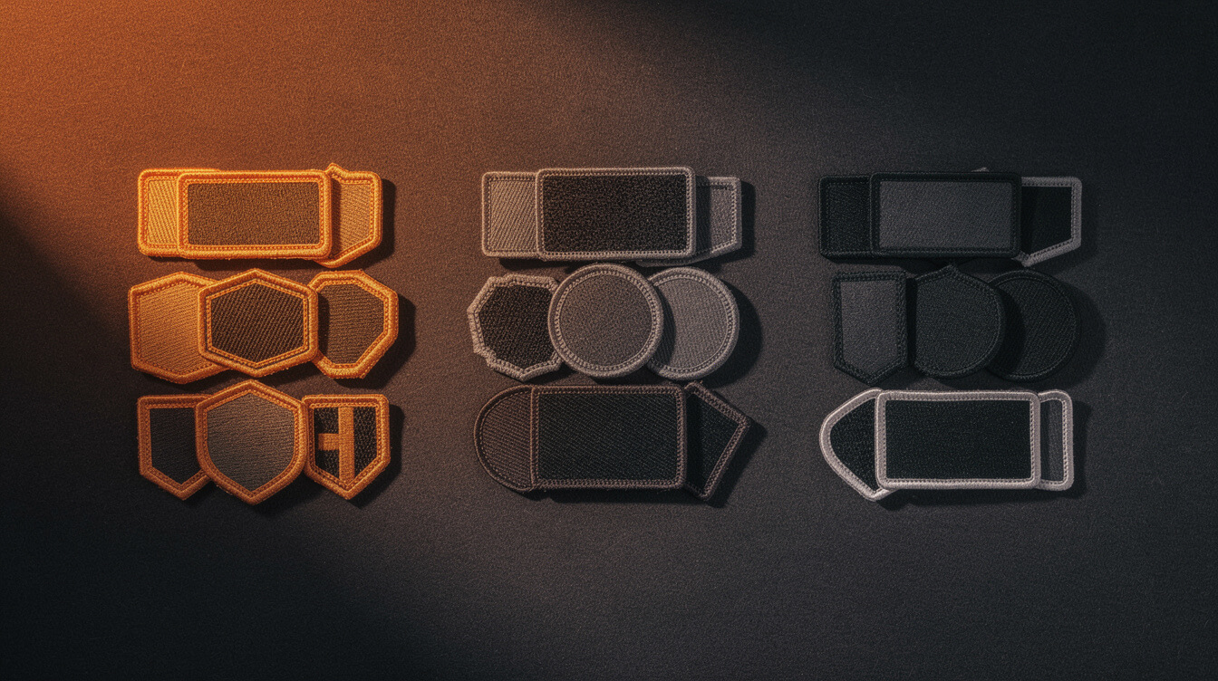 Three custom embroidered patch vendor options compared for POD sellers