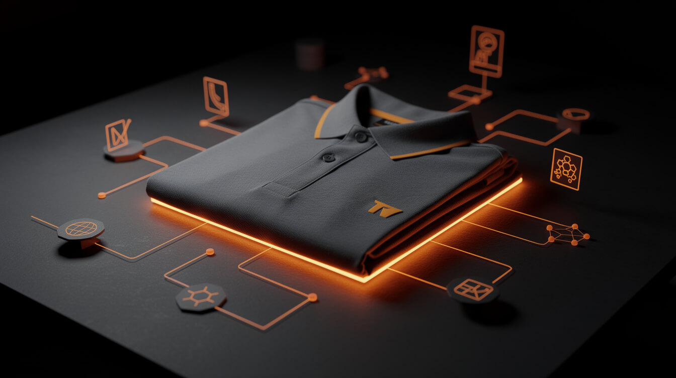 custom polo shirt POD store automation pipeline