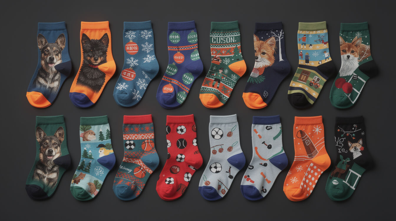 custom socks niche verticals POD