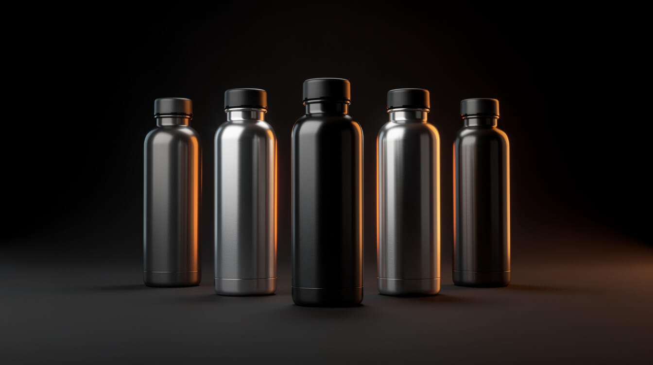 Custom water bottles for POD stores: which providers support it, what the unit cost looks like, and the WooCommerce math