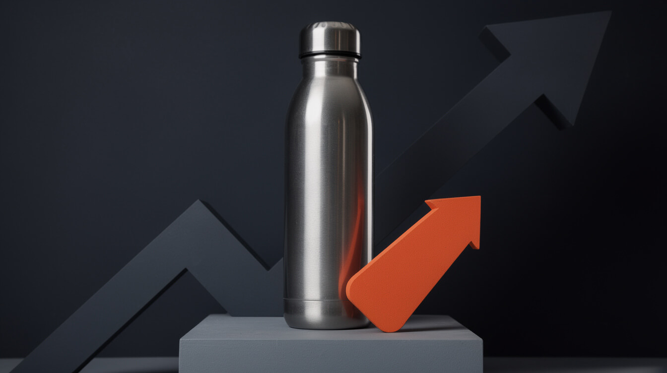 custom water bottle retail pricing strategy for POD stores