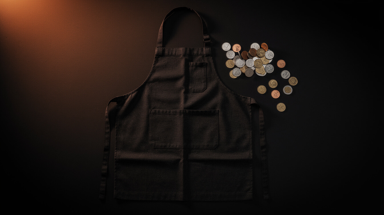 custom apron unit cost math per unit 1 10 50 units