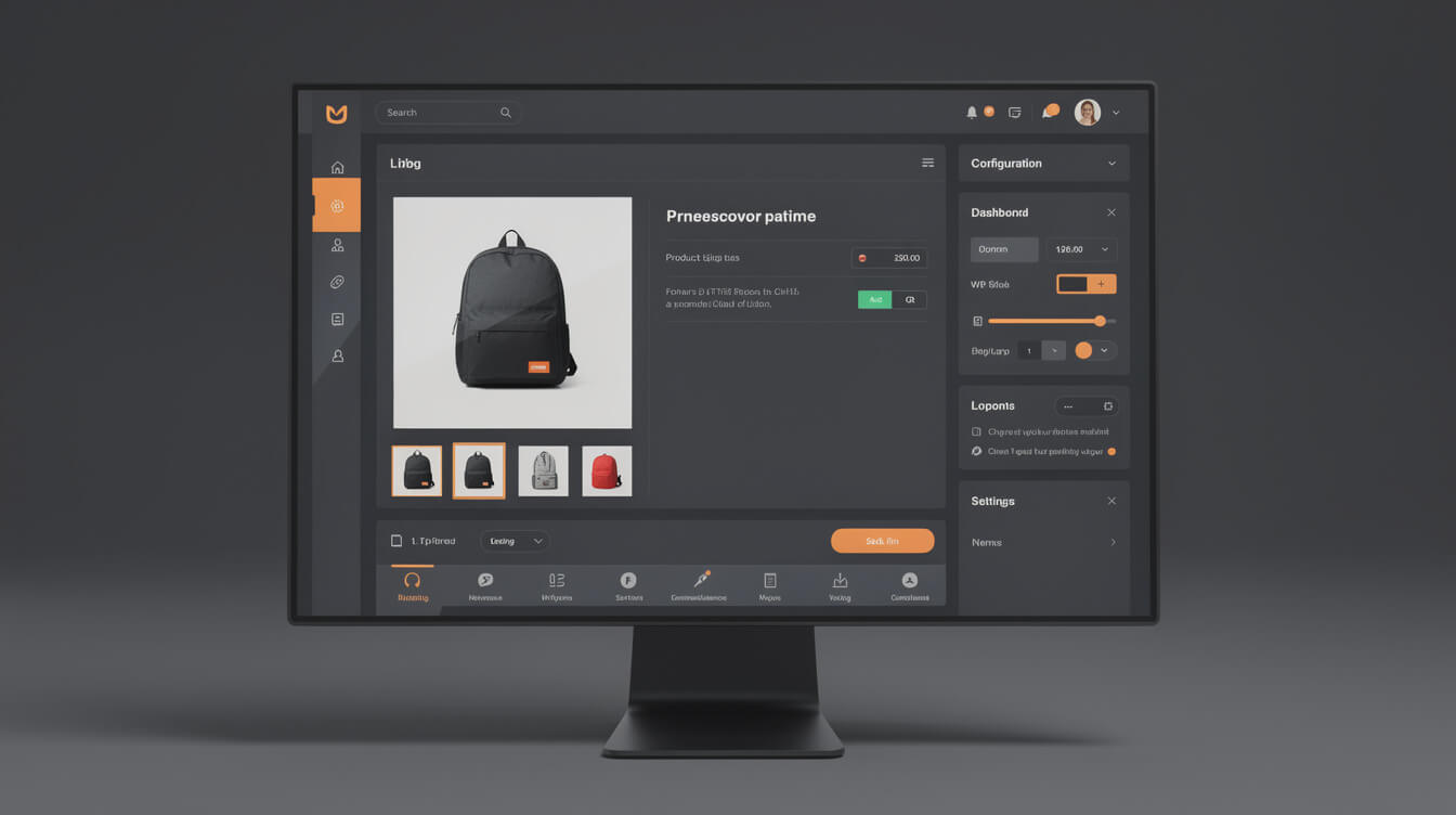 setting up custom backpack on WooCommerce with Printful POD