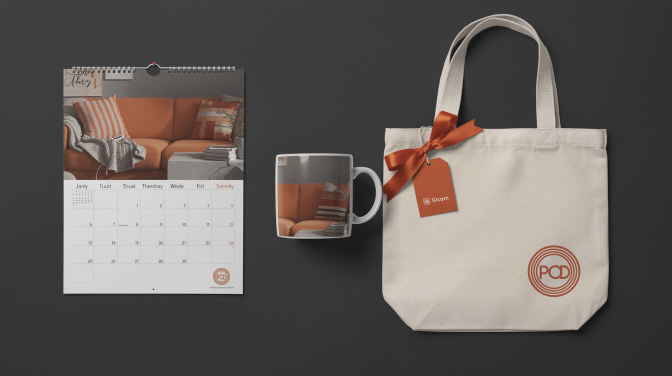 custom calendar print-on-demand provider landscape