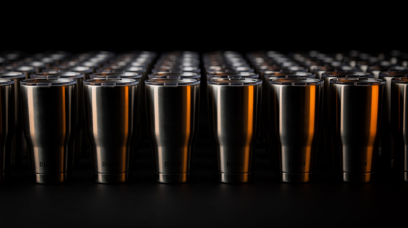 custom drinkware SERP showing B2B gap for POD sellers