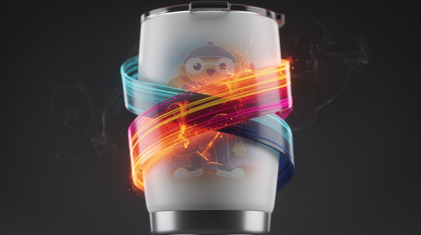 sublimation printing process on drinkware explained for POD sellers