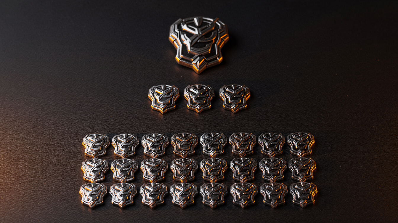 custom enamel pin unit cost comparison at different order volumes