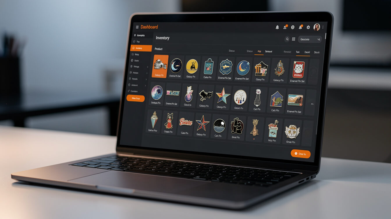 WooCommerce inventory management for custom enamel pin stores