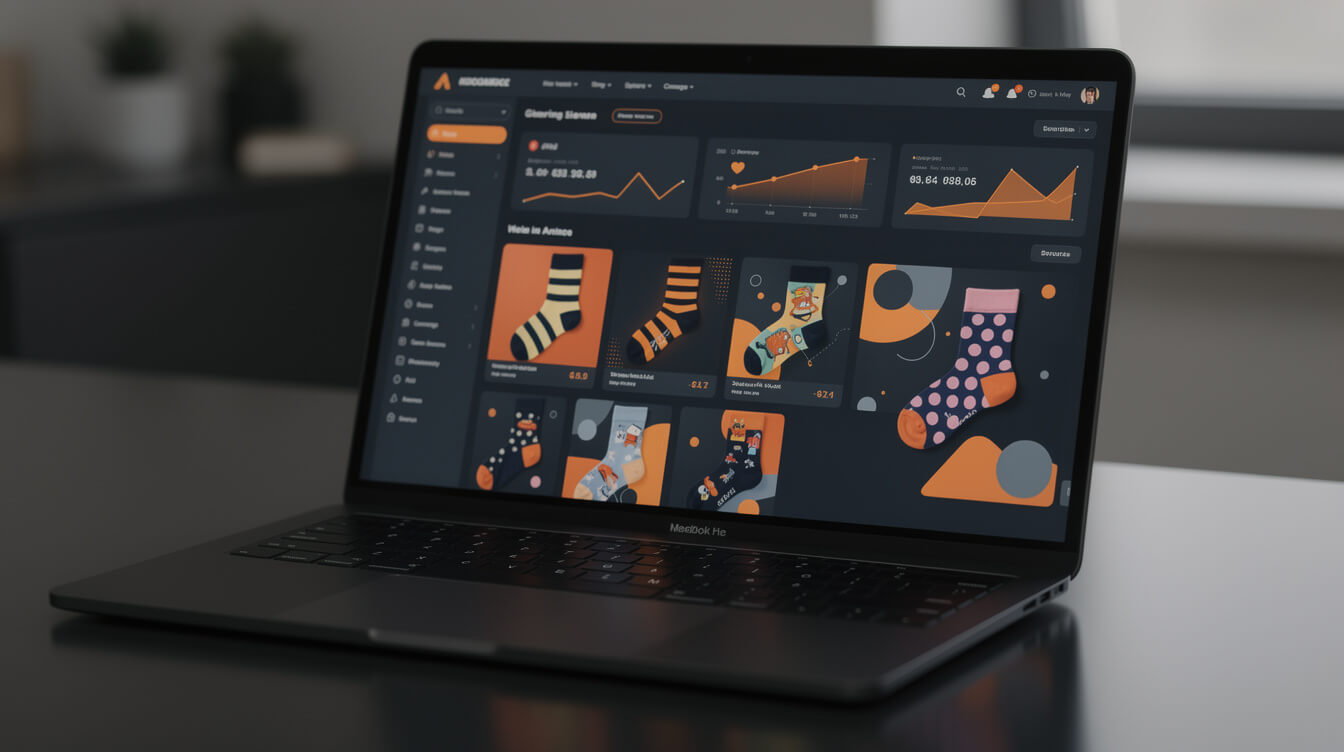 WooCommerce custom face socks store setup