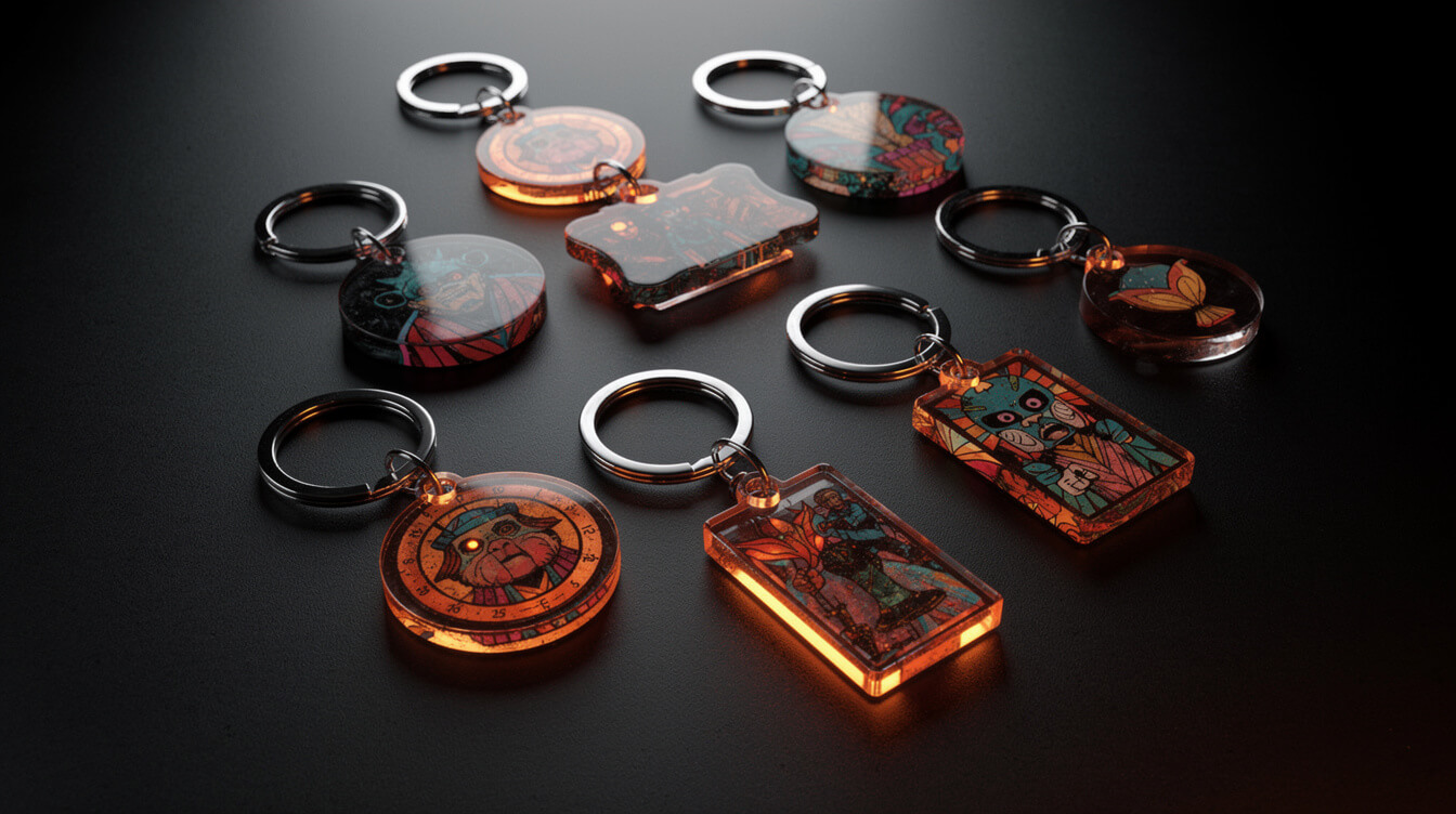 Custom keychains for POD sellers: which providers carry them, what acrylic printing costs, and the low-AOV margin math
