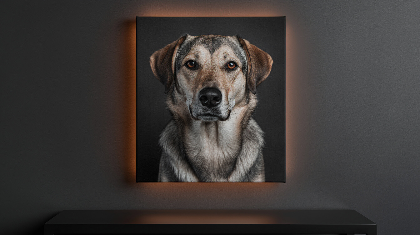 Custom pet portrait products for POD sellers: canvas prints, mugs, and the photo-gift niche that pet owners actually buy
