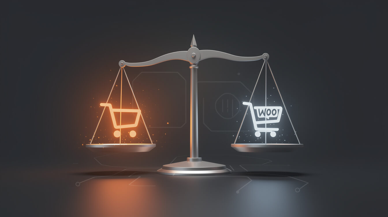 WooCommerce vs Shopify comparison custom puzzle POD seller