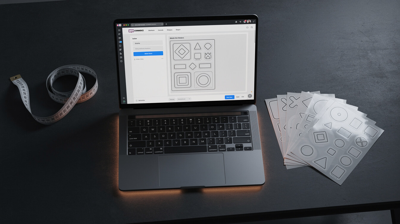 setting up custom sticker sheet products on WooCommerce POD store
