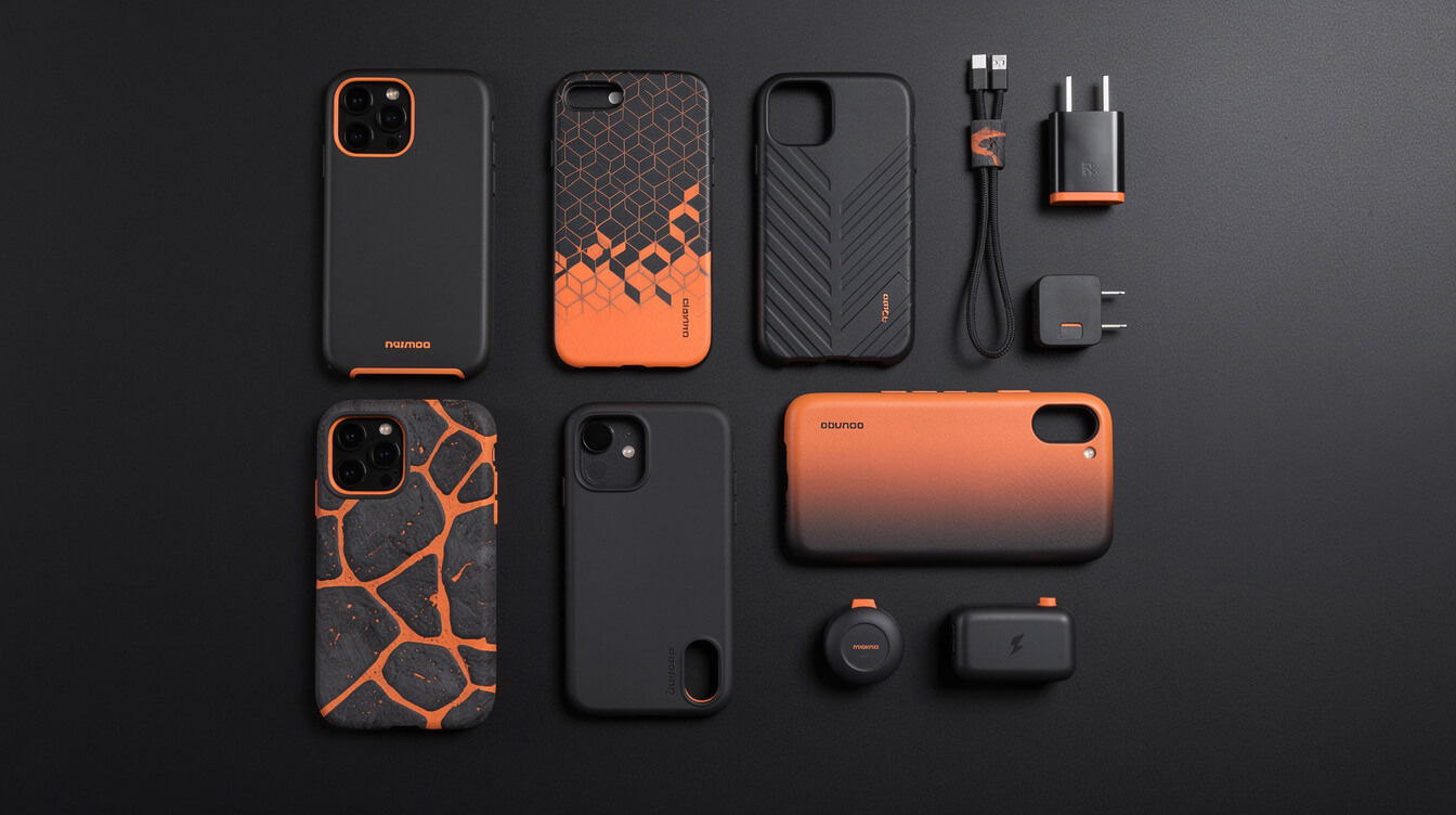 custom airpod case POD provider options displayed on dark surface