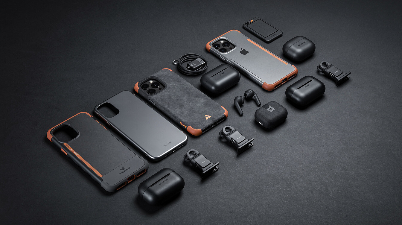 tech accessories as a POD category including custom airpod cases and phone cases