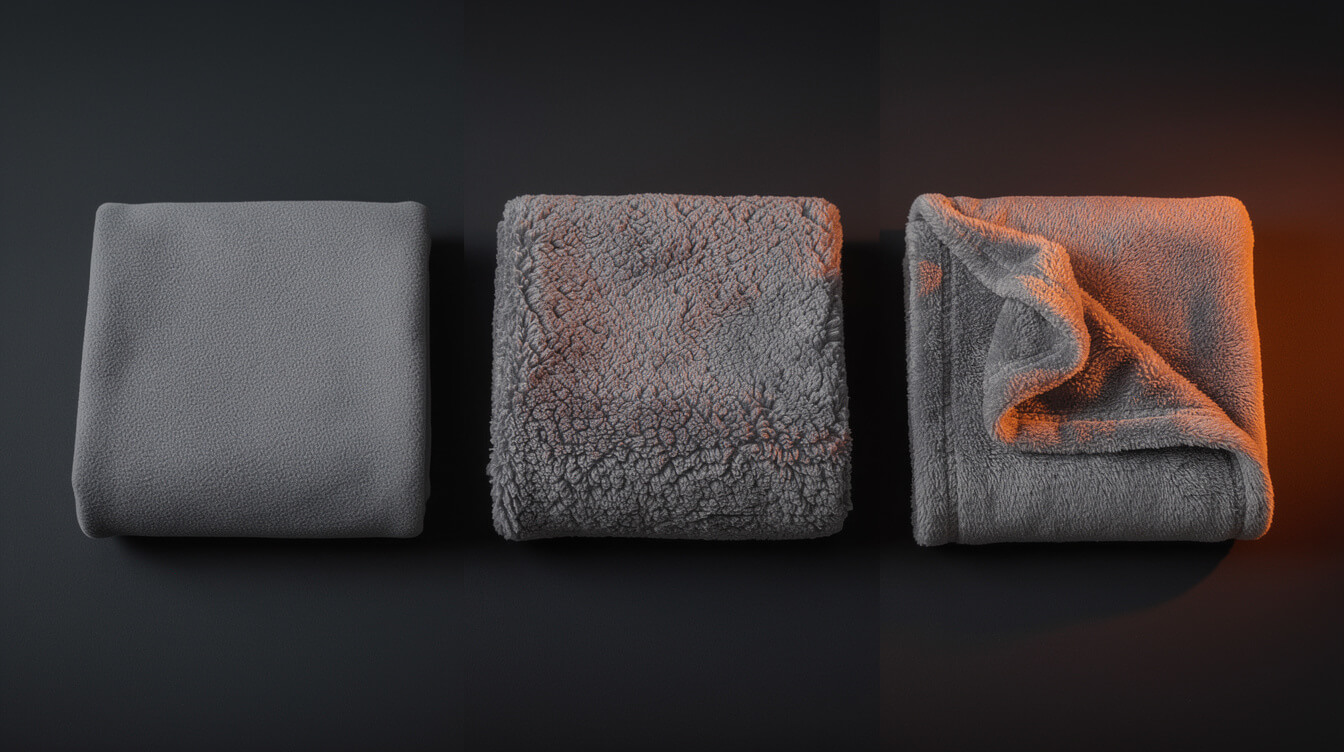 fleece sherpa plush blanket substrate options for POD sellers