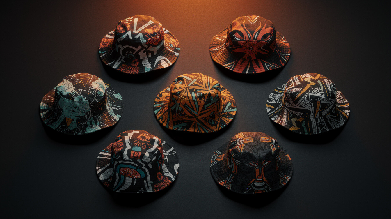 POD providers catalog for custom bucket hats