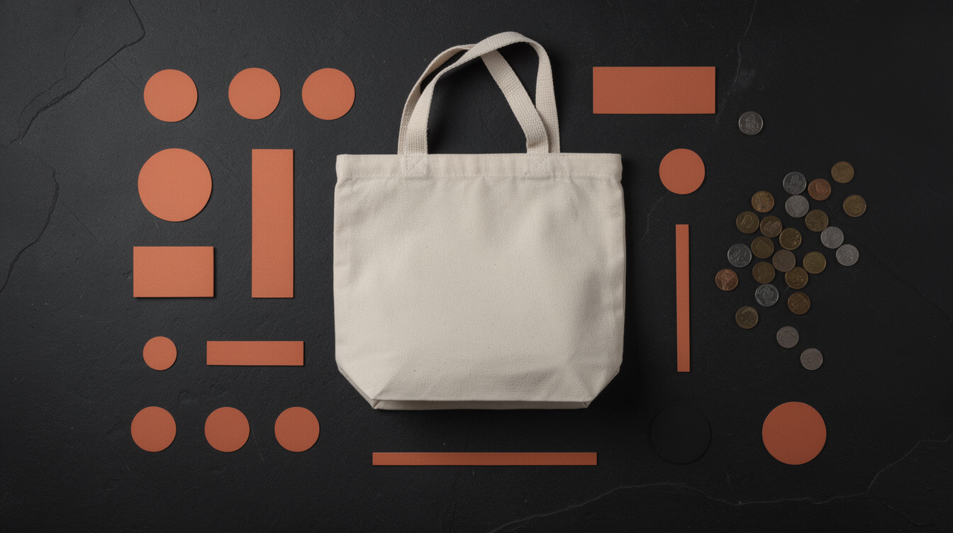 custom canvas tote bag unit cost and margin math