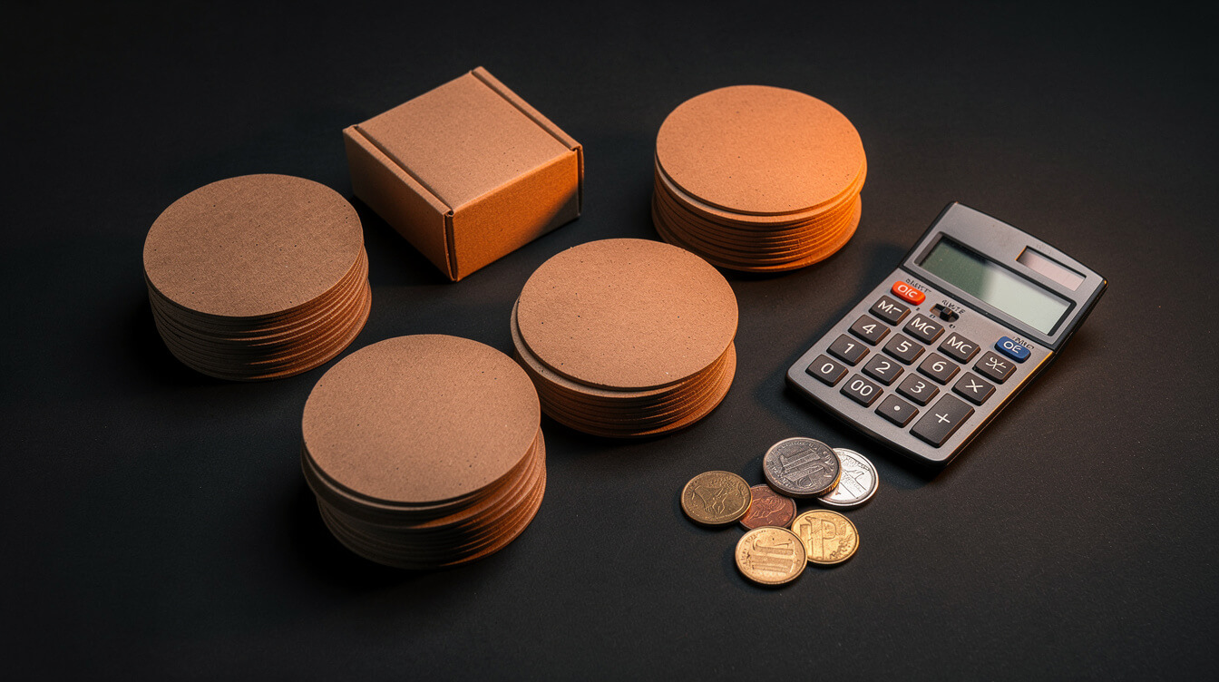 custom coaster unit cost math POD pricing breakdown
