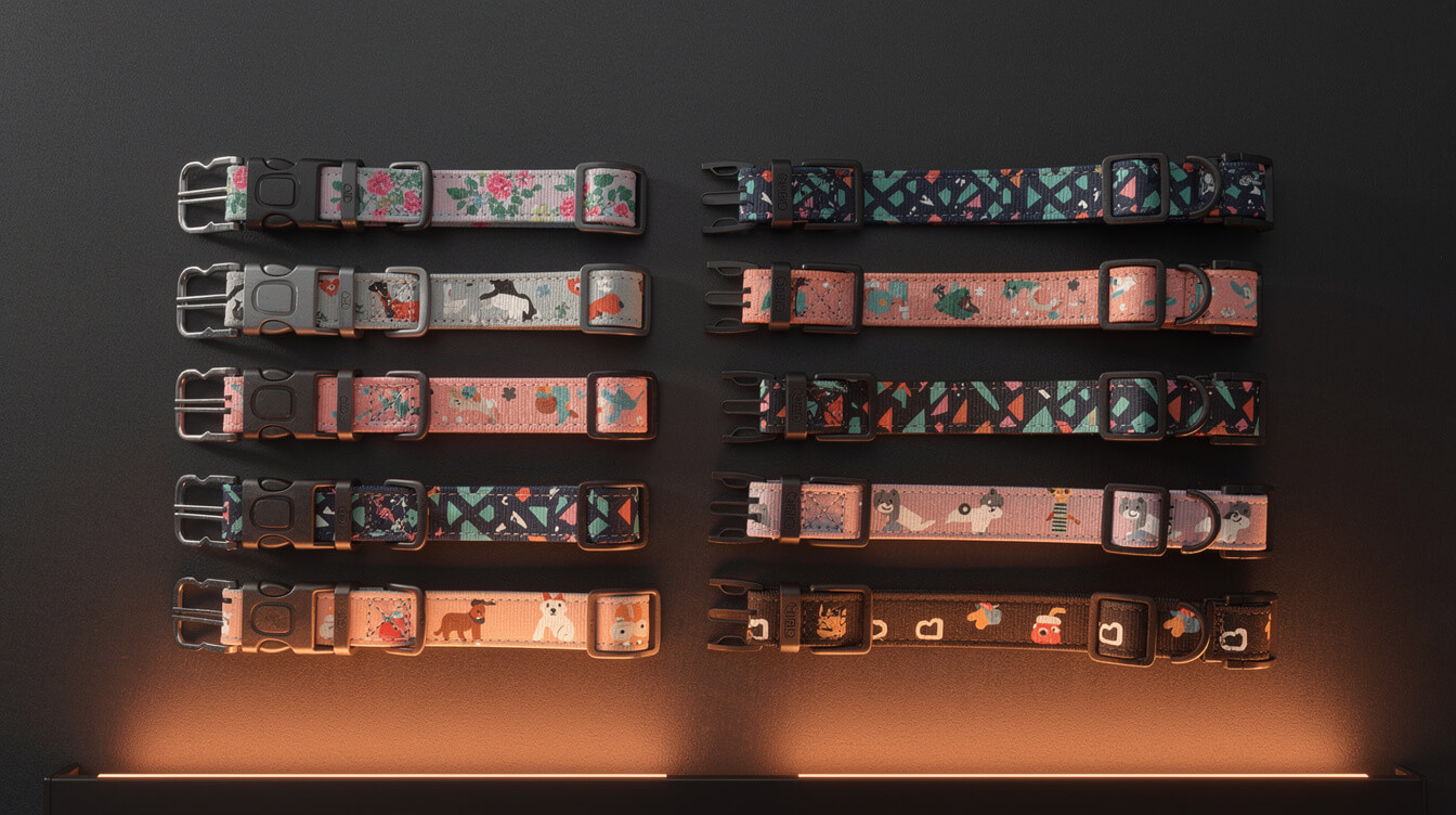 niche verticals for custom dog leash and collar POD business
