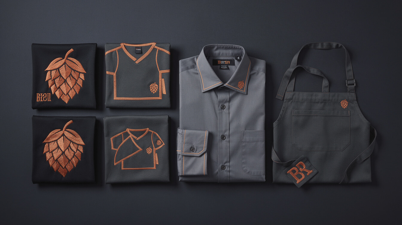 7 niche verticals for custom embroidery shirts including craft brewery sports and hospitality