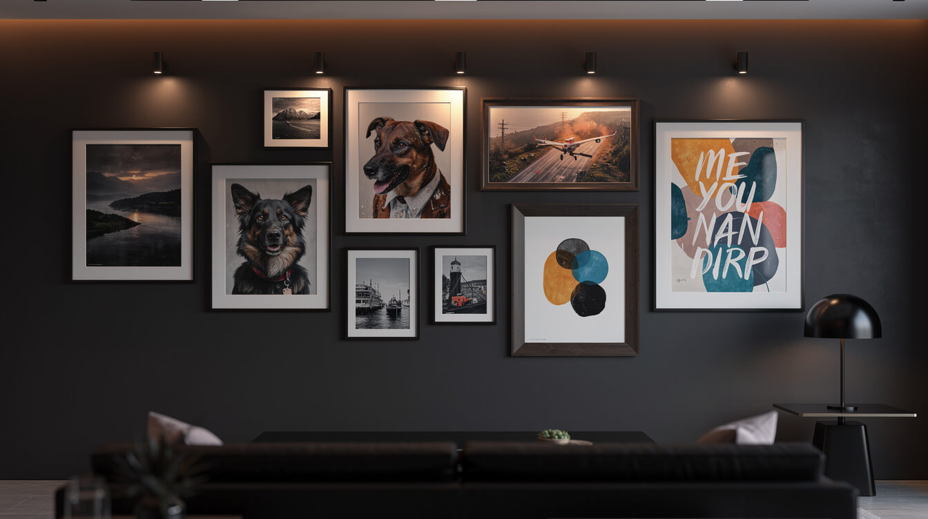 niche verticals for custom framed print POD stores