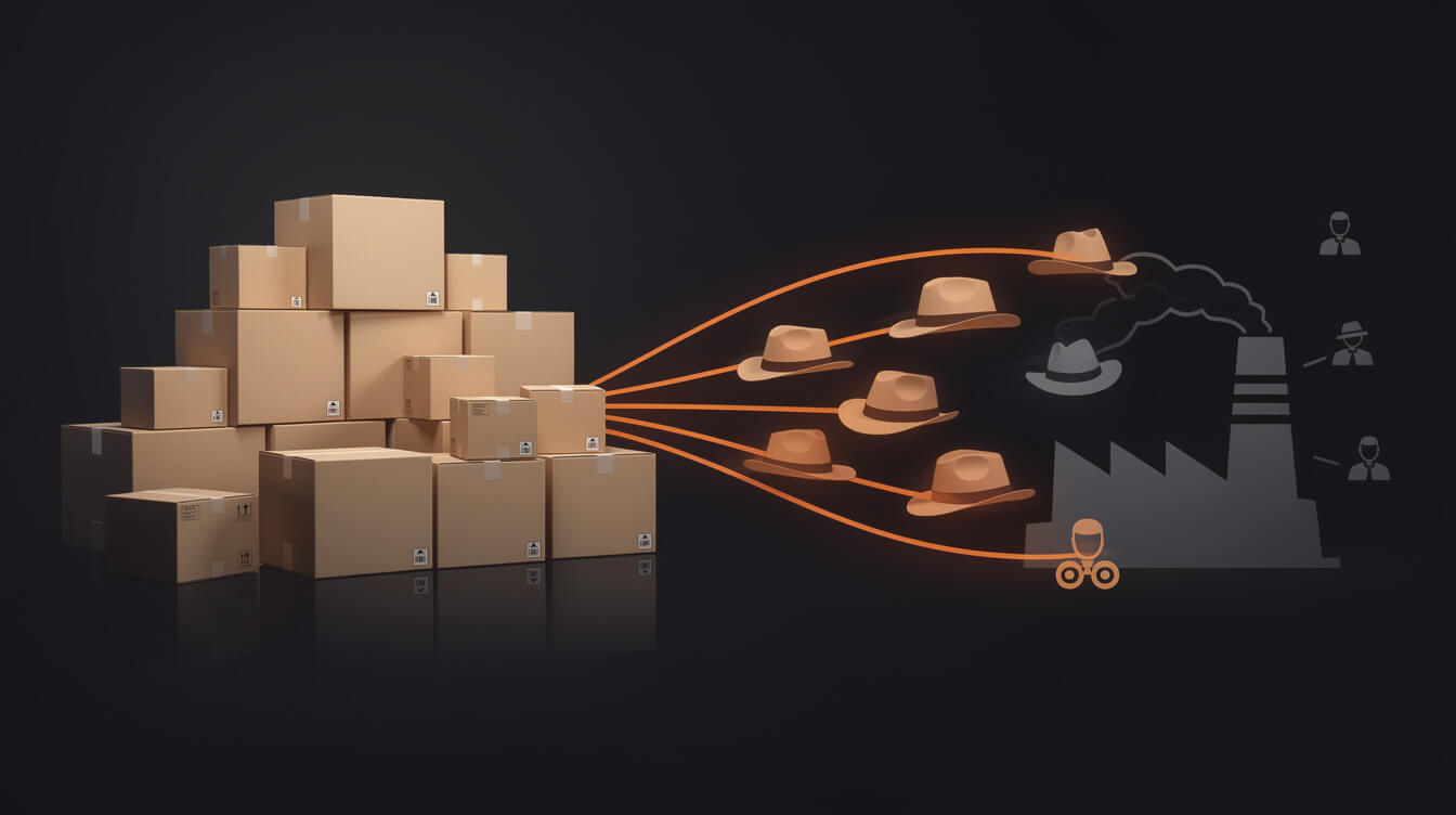 custom hats no minimum B2B versus POD dropship model
