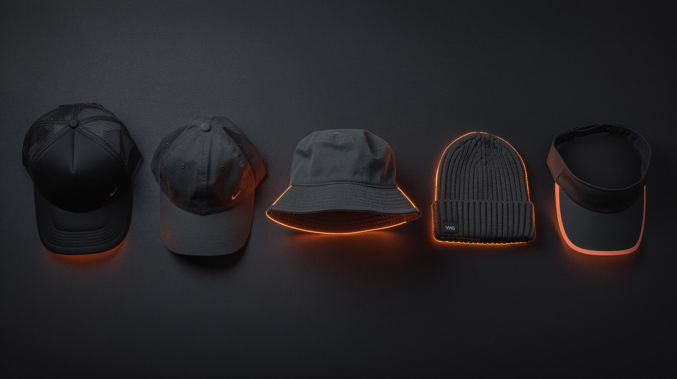 hat styles available with no minimum POD fulfillment from Printful and Printify