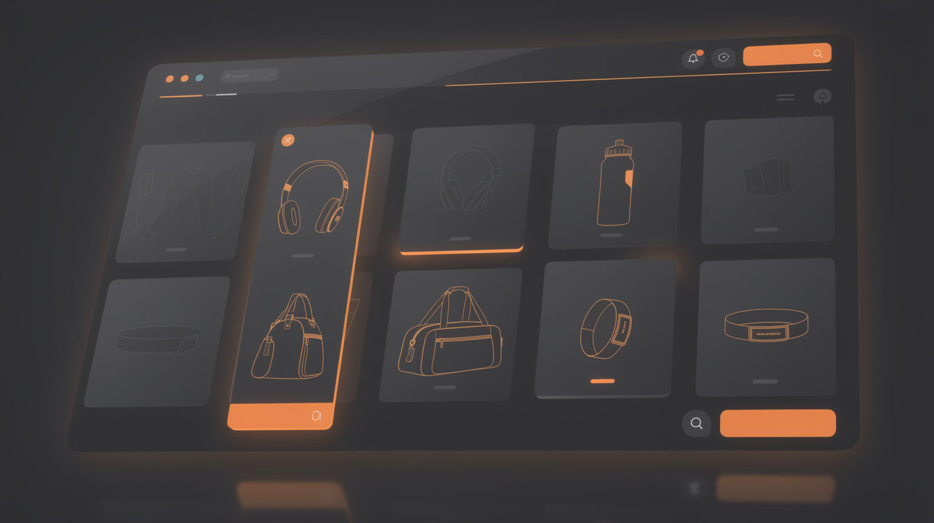 Print-on-demand catalog options for custom sweat wristbands