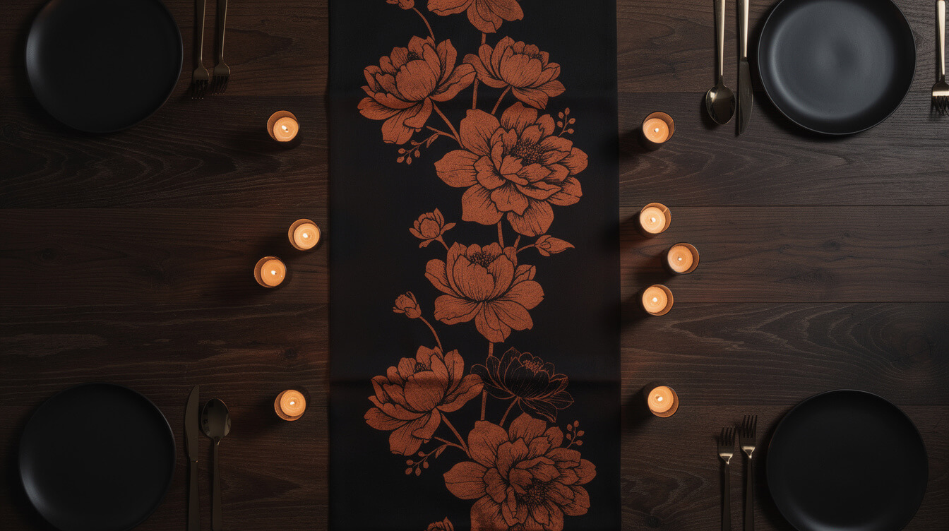 Custom table runners for POD sellers: which providers carry them, sublimation cost math, and the wedding-to-holiday demand calendar
