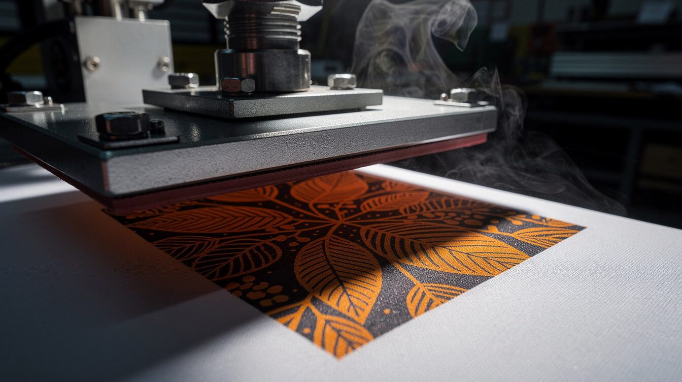 sublimation printing process for custom table runner fabric
