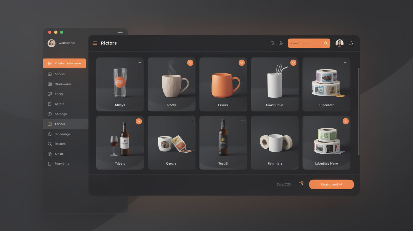WooCommerce setup water bottle label and drinkware POD store configuration