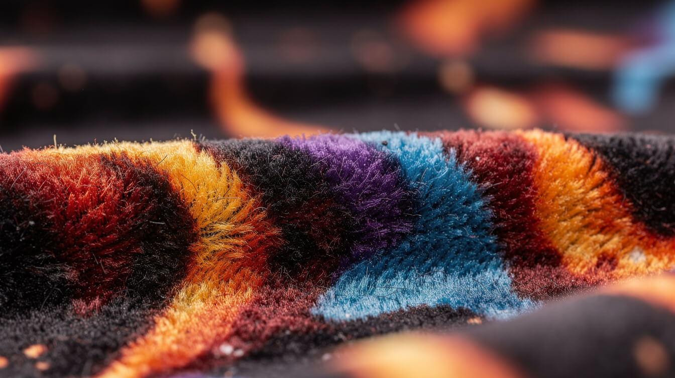 sublimation on velour microfiber fabric process
