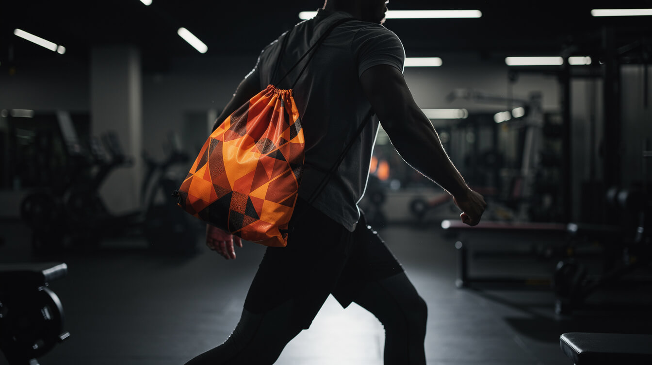 custom drawstring bag gym niche fitness buyer market