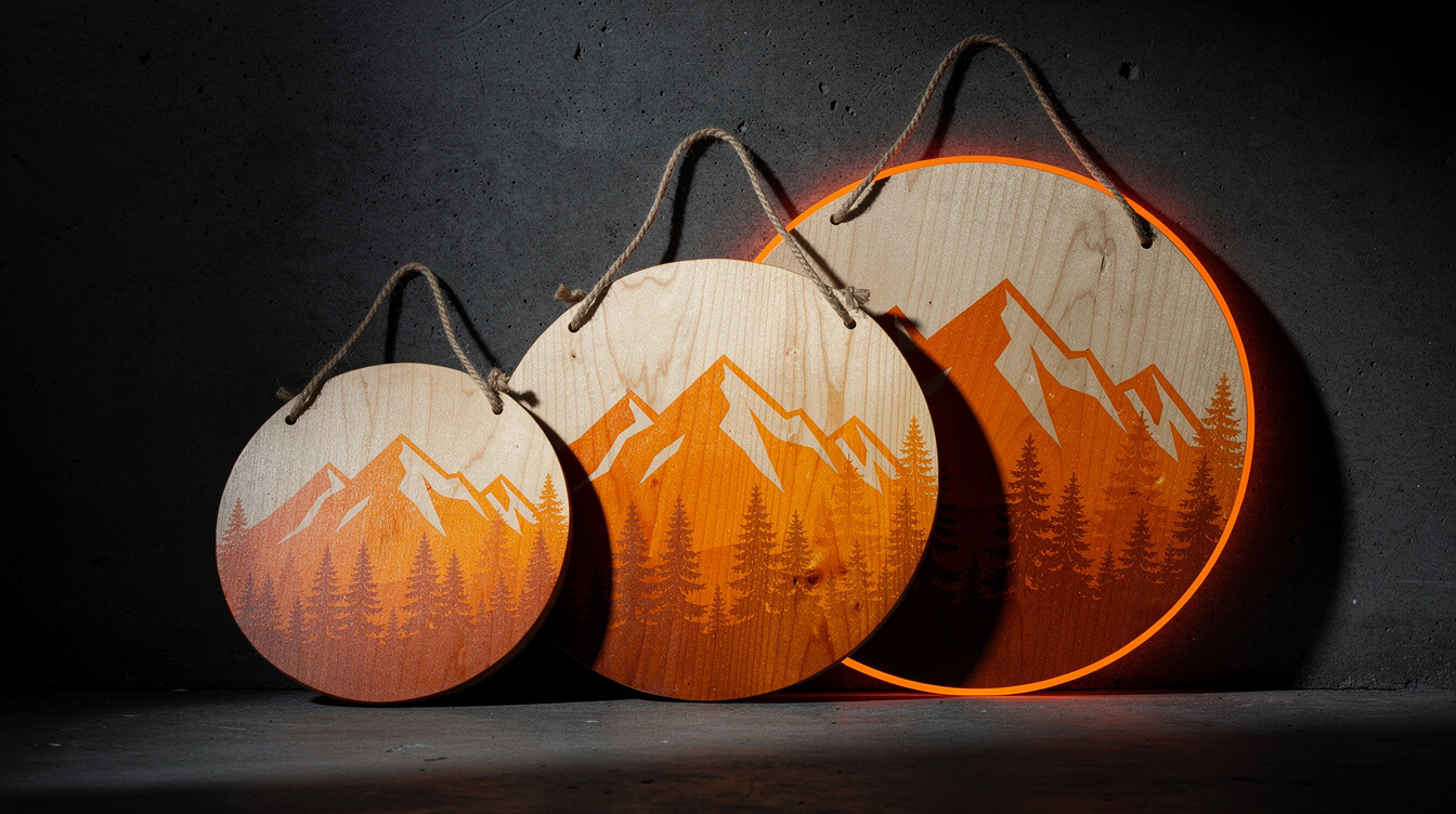 Custom wood sign guide for POD sellers: what Printify carries, the real margin, and the personalization catch